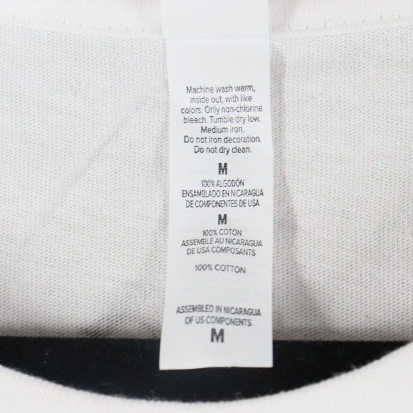 Swifty T.S. Reputation Stadium Tour T Shirt Unisex Size Medium White Long Sleeve - Picture 4 of 9